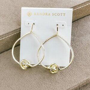 Kendra Scott Presleigh Love Knot Earrings, Gold